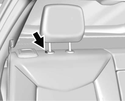 54 Seats and Restraints The height of the head restraint can be adjusted. Pull the head restraint up to raise it.