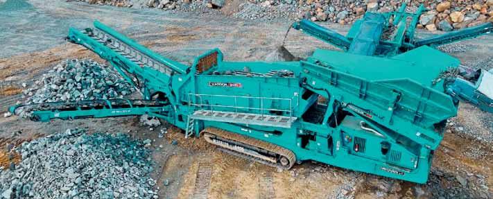 WARRIOR Warrior 2400 H RANGE H5163 & H5163R Specially designed for large scale operators in the quarrying and mining sectors, the new Powerscreen Warrior 2400 is capable of handling larger feed sizes