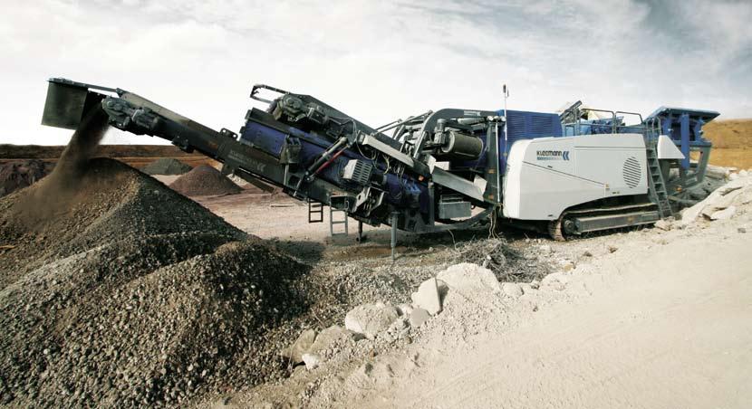 CONTRACTOR LINE MR 110 EVO The new generation of mobile impact crushers from Kleemann are universally adaptable plants which are suited for processing both blasted natural stone, asphalt and