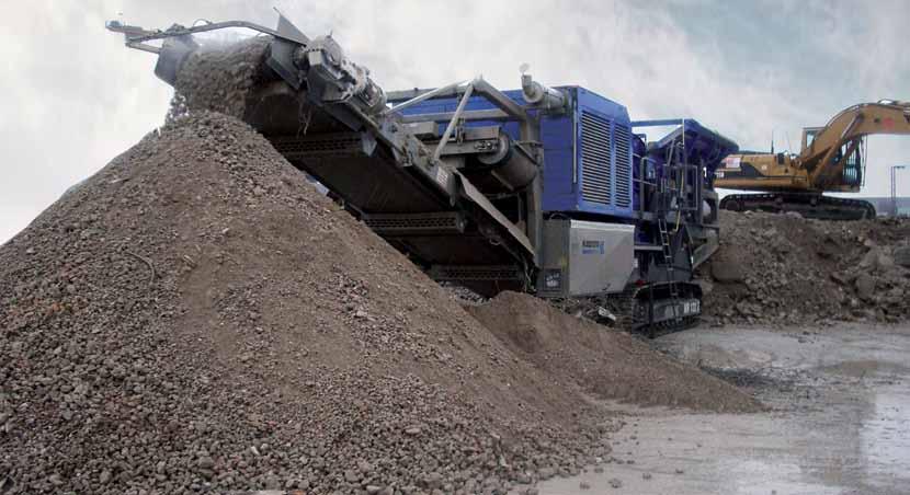QUARRY LINE MOBIREX MR 122 The classic model among the mobile impact crushers is the MR 122 Z.