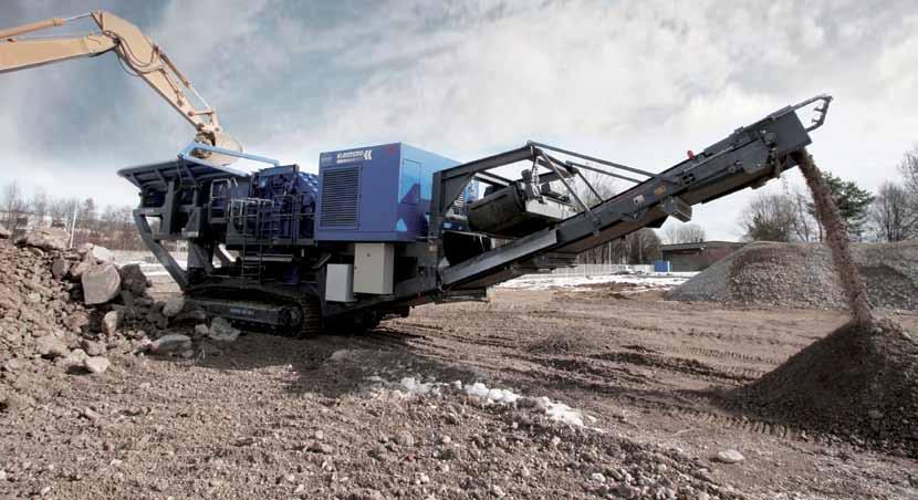QUARRY LINE MOBIREX MR 150 The MOBIREX MR 150 Z is the largest mobile impact crusher from the range of Kleemann products that can be transported in one piece.
