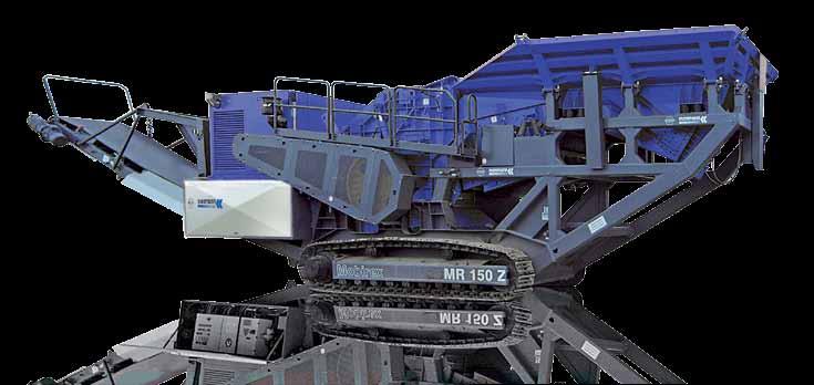 With this drive variant the MR 150 Z is undoubtedly the most economical impact crusher of its kind.