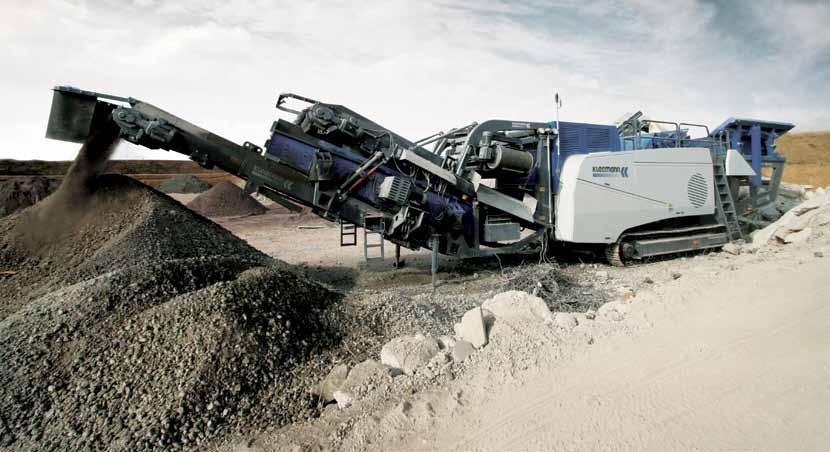 CONTRACTOR LINE MOBIREX MR 110 EVO The new generation of mobile impact crushers from Kleemann are universally adaptable plants which are suited for processing both blasted natural stone, asphalt and
