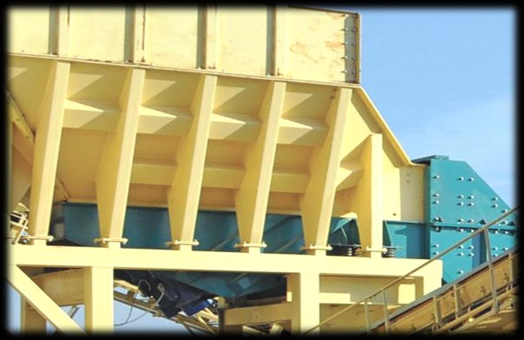 VIBRATING FEEDERS CONSTMACH Vibrating Feeders which are used to feed the crushers in our stone crushing lines and feature smooth vibrating, reliable operation, long service life and being suitable