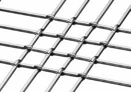 Pre-crimped woven wire mesh is constructed of wires that have been crimped prior to weaving them together in a loom.