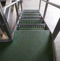 MORE THAN STEEL 59 GRP SAFETREADS n Moulded Square grating n Similar look to steel flooring n For wide span applications n (up to 1.