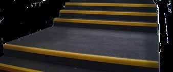 GRP SAFETREADS n Moulded Square grating n Similar look to steel flooring n For wide span