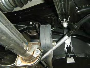 Raise exhaust and reinstall () rubber exhaust