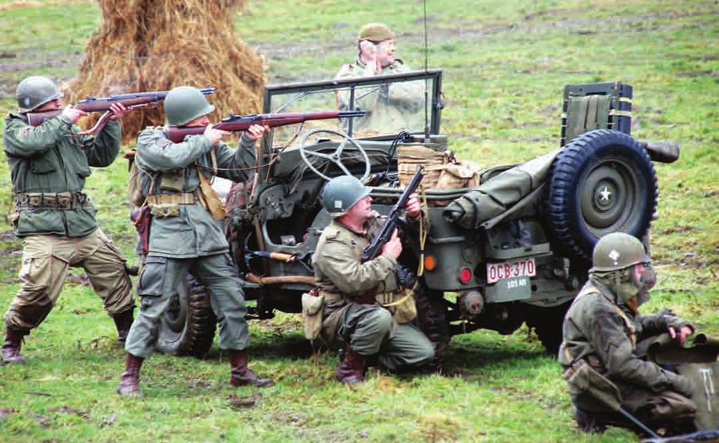 Among the approximately 250 reenactors involved in the recreation of
