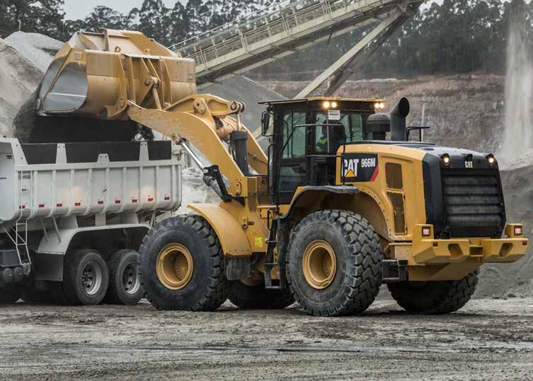 EASIER MAINTENANCE MORE SAVINGS Cat wheel loaders are easy to maintain and service, eliminating any potential waste of time or money.