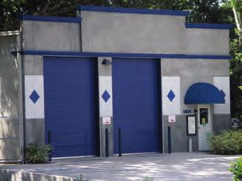 This model is an excellent choice for most light-duty commercial applications. The -1/2" galvanized steel drums allow this door to fit in headroom requirements as low as 1".