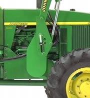 Prevents uneven loading and the possibility of damaging the tractor. Ensures stable operation.