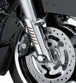 KURYAKYN LOWER LEG DEFLECTOR SHIELDS These chrome accents not only