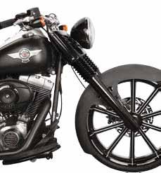 ARLEN NESS KO RAKED TRIPLE TREES FOR SOFTAIL Properly rake your FL Softail for the use of, 3 and 6 in. wheels.