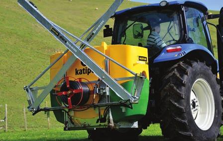 So with careful tank/chassis integration we ve kept the Katipo compact and ultra-low so that you can easily operate the sprayer from on the ground.