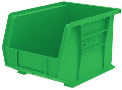 AkroBins INDUSTRY-LEADING HANGING & STACKING BINS AkroBins Outside Dimensions (In.) Bottom Dimensions (In.) Capacity/Quantity Model No. L W H L W H X Bin Load Capacity On Rack Bin Divider Pkg.