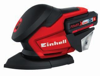 The additional soft grip cover allows this multi sander to sit safely in the hand at all times and provides precision