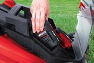 CORDLESS LAWN MOWER GE-CM 36 Li Lithium-ion battery Charging time Cutting width Cutting height adjustment Grass box volume including battery Article no.