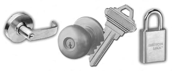 D200WP American Lock Edge TM Key Control Same Key Can Open All Locks D10 Arrow K5, K6, L6A D01 Corbin 59A1-A2 D29 Corbin 60 Door Key Compatible Cylinders and Padlocks Cylinder Options D07 Corbin /