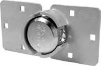 plate No. A2500 Hardened solid steel lockbody withstands forcible attacks Nos.