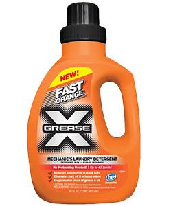 FAST ORANGE GREASE X LAUNDRY DETERGENT The first professional grade mechanic s laundry detergent with a built in pretreater specifically formulated to