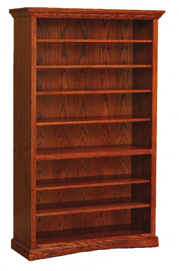 Harvard Style Standard Features Solid Hardwood Sides and Solid Tops Solid Wood Facing on Plywood Shelves for Structure &