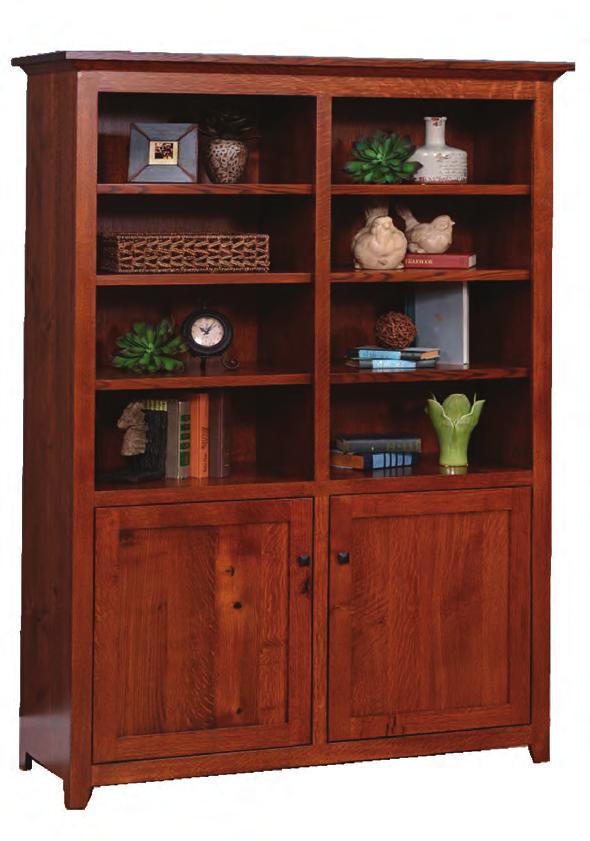 Standard Features Solid Hardwood Sides and Solid Tops Solid Wood Facing on Plywood Shelves for Structure & Integrity Mortise & Tennon Side Panels to Face Frames for Seamless Interior