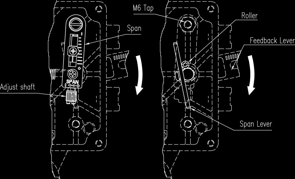 assemble the Span to upper M6 Tap hole like the below figure.