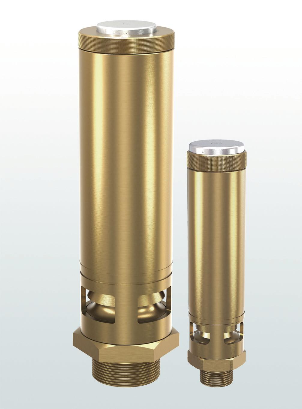 Type test approved atmospheric discharge safety valves for industrial applications Series 812 4.