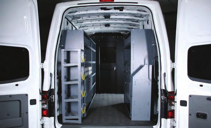 Nissan NV: Heavy Duty Steel Packages Masterack s strong and durable steel interiors are designed to handle the toughest applications.