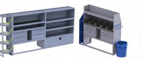 HIGH ROOF STEEL OPTIONS 000KP -Drawer Cabinet "D 0KP Quadruple 0# Freon Tank Holder 0KP Locking Storage Door "W 0KP Dividers (set of ) 0SSKP