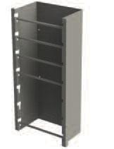 Fits any flat surface 40230 No Assembly Required Cabinet Locker Heavy-Duty 18 W x 46 H x 14 D Cabinet 2