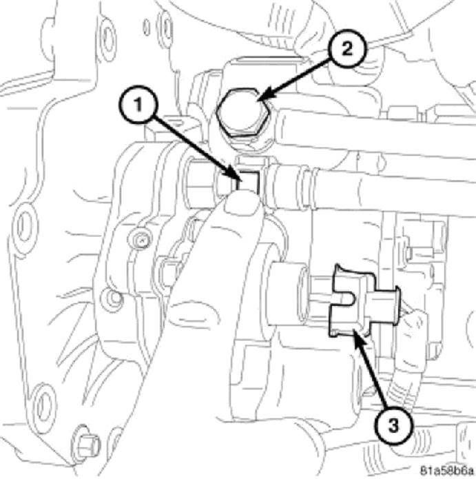 Step 4: Install Fuel Line NOTE: Photo shows the common rail system on the 2007.5 through 2017 trucks. F. Cut fuel line and insert PL-1005 fitting using oil.