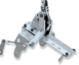 The B&M Street Rod Shifter also features a fully adjustable mounting bracket assembly for optimum shifter location.