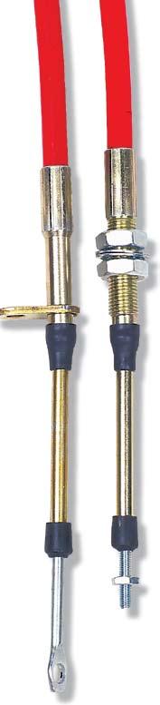The popular 5 length comes packaged with most B&M shifters. Cables for B&M shifters built from 1981 to present: (With eyelet on one end and threads on the other) 4-ft. cable 80604 5-ft.