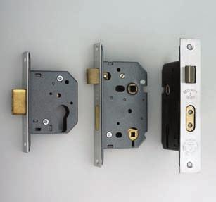 CENTURION RANGE LOCKCASES & REBATE SETS Lockcases UK Style A series of UK style mortice cylinder lockcases in 6mm and 76mm case sizes Two part forend Brass deadbolt with hardened steel 'antisaw'