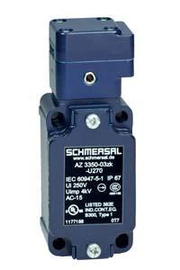 Datasheet - AZ 3350-12ZUEK Safety switch with separate actuator / AZ 3350 Metal enclosure Latching handle Long life 40,5 mm x 114 mm x 38 mm High level of contact reliability with low voltages and