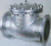 1 Manufacturing program Swing Check Valves C 09 Application Steel flanged or butt-weld end swing check valves are pipeline valves automatically preventing reverse flow of the following liquids: