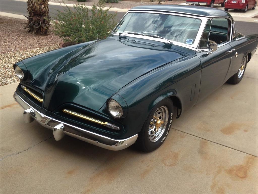 This car is a 1953 Studebaker Champion resto rod.