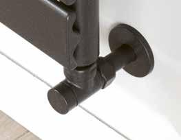 Painted Valves & Pipe Covers Exclusive to the Ancona, Volcano, Volcano Cubed, Tornado & Intenso radiators and their towel rails, you have the option to fully coordinate your radiator colour with your