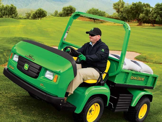 Put some serious muscle on your course. Let the heavy hauling begin. The new ProGator 2020A features the only 4-cylinder EFI gas engine in the category.