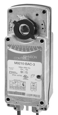 M9210-xxx-3 Electric Spring Return Actuators Product Bulletin Code No.