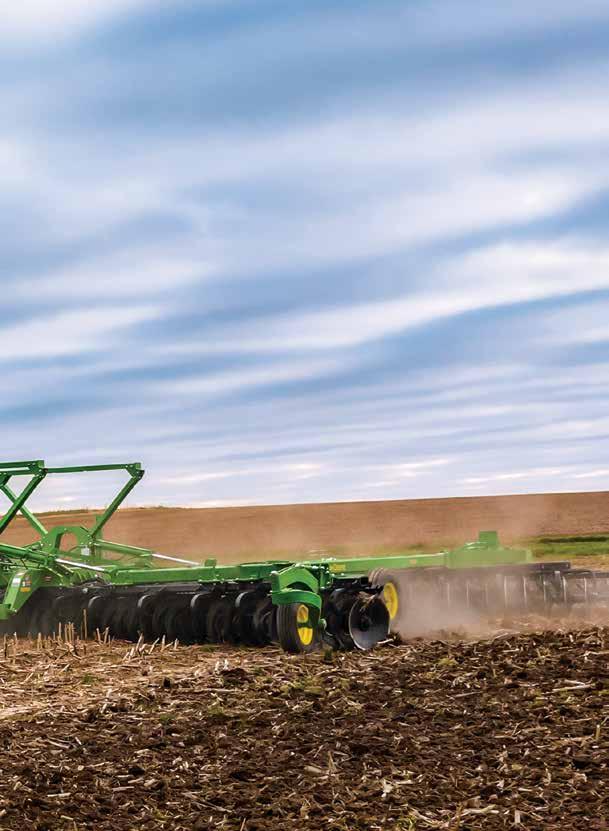 Now you can cover more hectares per day with more horsepower, flotation, traction and stability with our largest row-crop tractor.