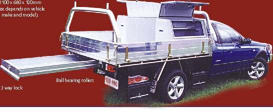 STEEL TOOLBOXES ALLOY CHECKER PLATE TOOLBOXES Box shown with optional