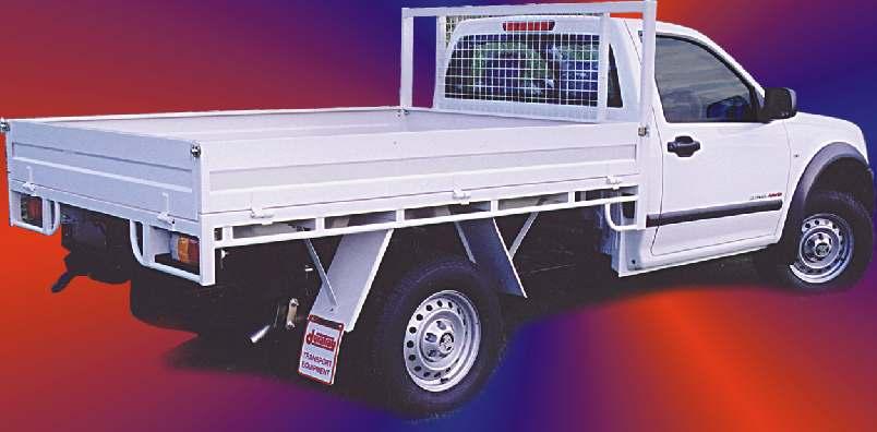 The Duratray Steel Ute Body is designed for continuous hard work. Steel bodies are fully welded using pre-galvanized RHS for maximum strength and protection.