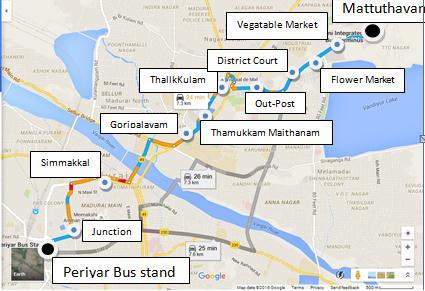 BRT STATIONS IN MADURAI CITY 20 FINAL SURVEY ABOUT 5 REQUIRED REFERENCE AN OVERVIEW ON BUS RAPID TRANSIT SYSTEM by Agarwal P K, Sharma Anupama, Singh A.P JERS/Vol.I/Issue II/Oct.-Dec.