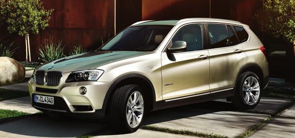 THE NEW BMW X3. Technical information. Model Power output (hp) 0-62mph (secs) Combined fuel consumption (mpg) CO 2 emissions (g/km) VED band Insurance group Diesel 184 8.5 (8.5) 50.4 (50.