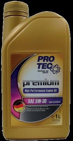 OPEL / GM The full range of PRO-TEC Lubricants is available on request.