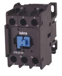 Contactors KNL CONTACTORS KNL6, KNL9, KNL12, KNL16, KNL18, KNL22, KNL30 TEHNICAL DATA Contactors are used for switching electric motors and other resistive inductive and capacitive loads A wide
