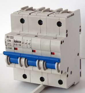 Miniature circuit Breakers RI120 They are used for protecting house and industrial installations.